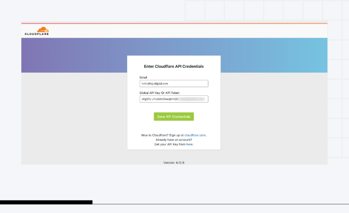 Cloudflare API Credentials